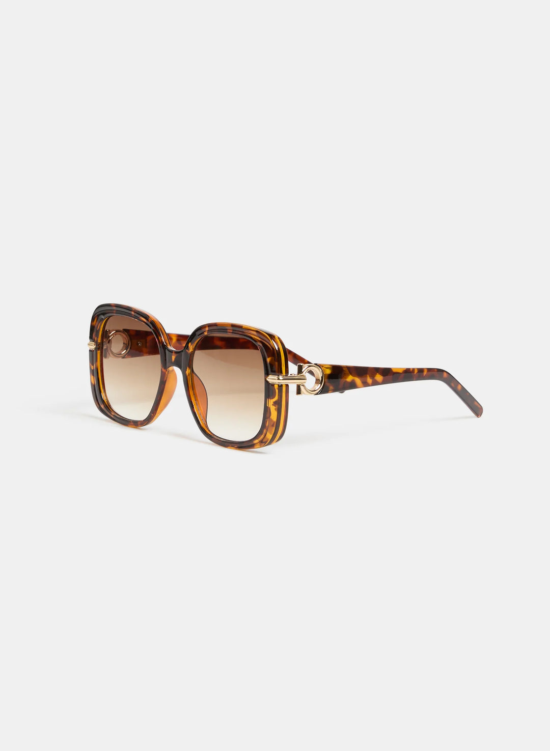 Laura Rounded Tortoiseshell Sunglasses