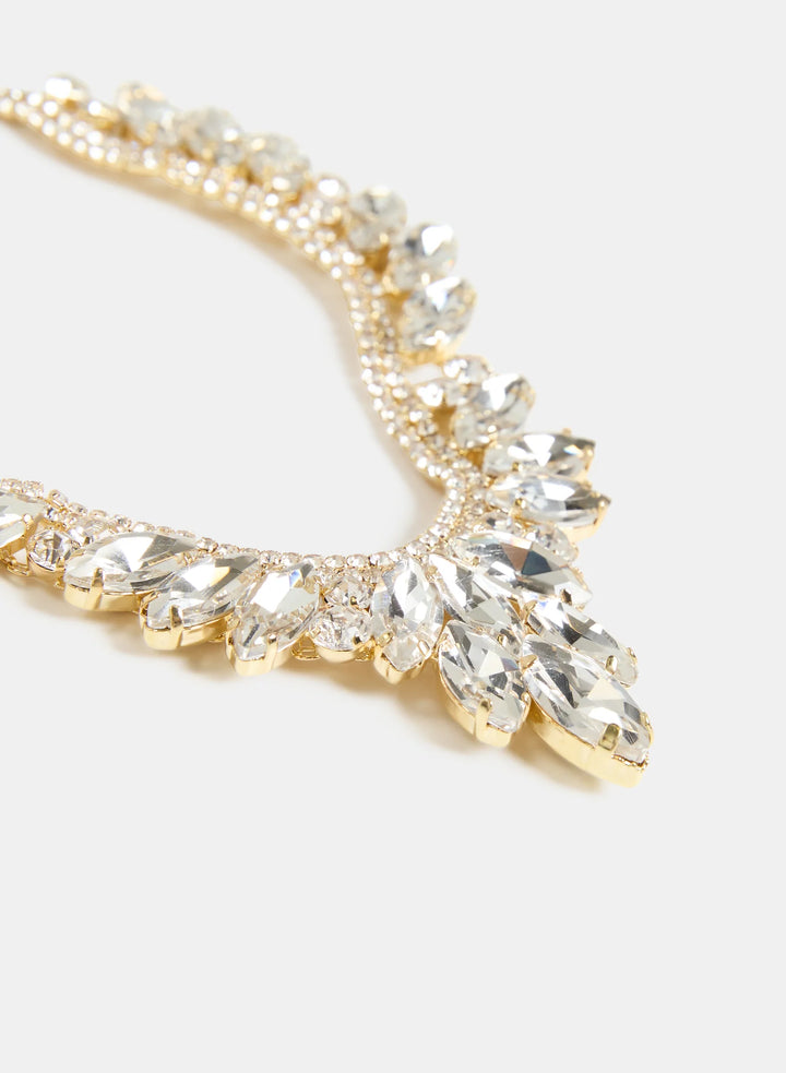 Laura Crystal Chain Necklace