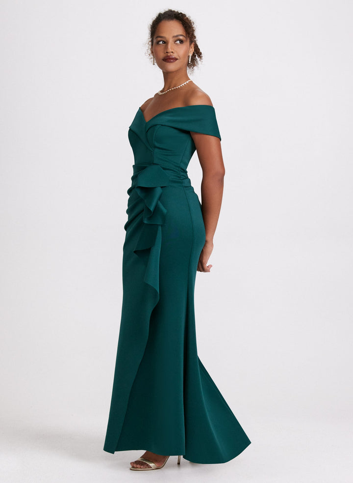 LAURA Cascade Ruffle Dress