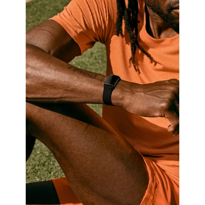 Fitbit Charge 6 Fitness Tracker with Heart Rate, GPS, Premium Membership, Health Tools - Obsidian/Black