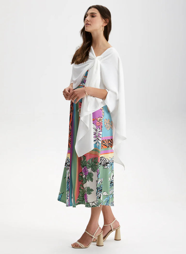 LAURA Textured Crepe Shawl
