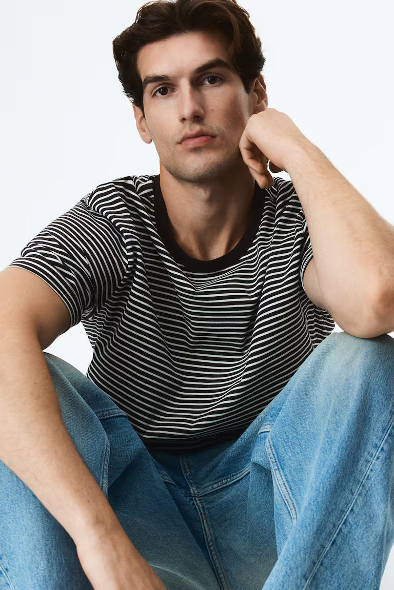 H&M Barrel-Leg Loose-Fit Jeans