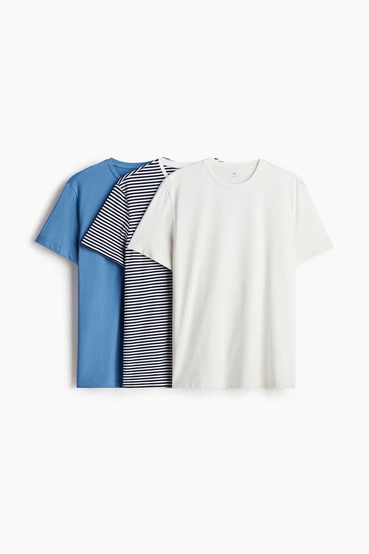 H&M 3-pack Slim Fit T-shirts