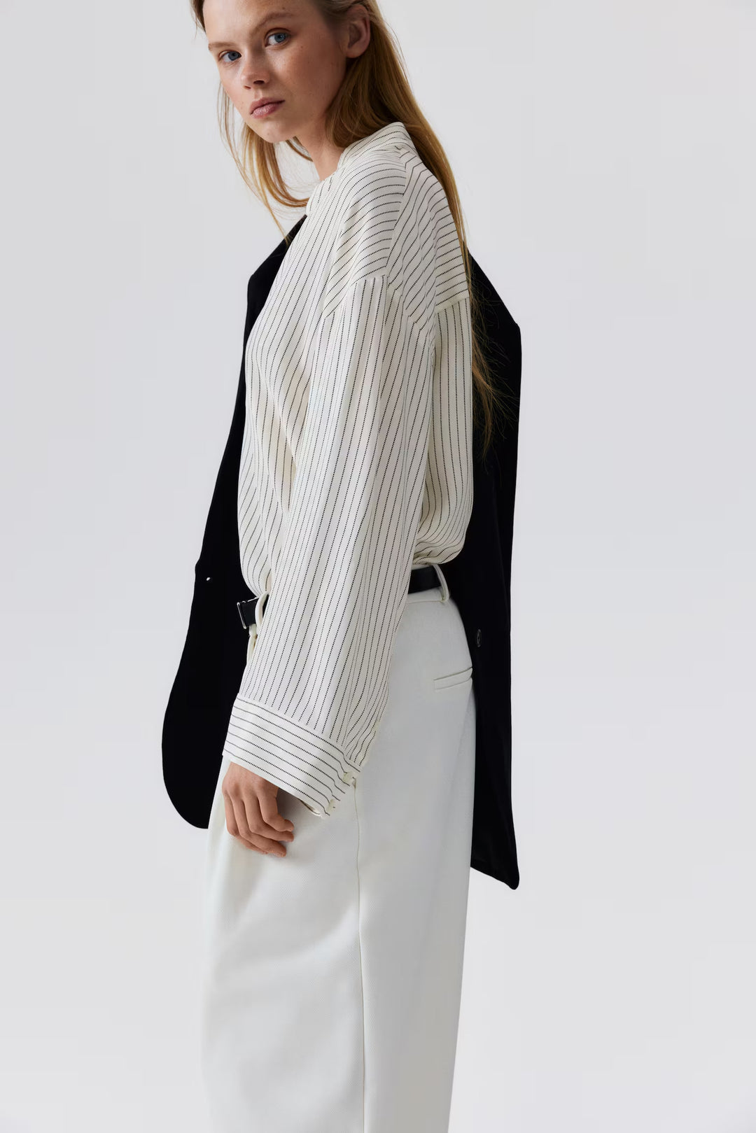 H&M Oversized Viscose Blouse