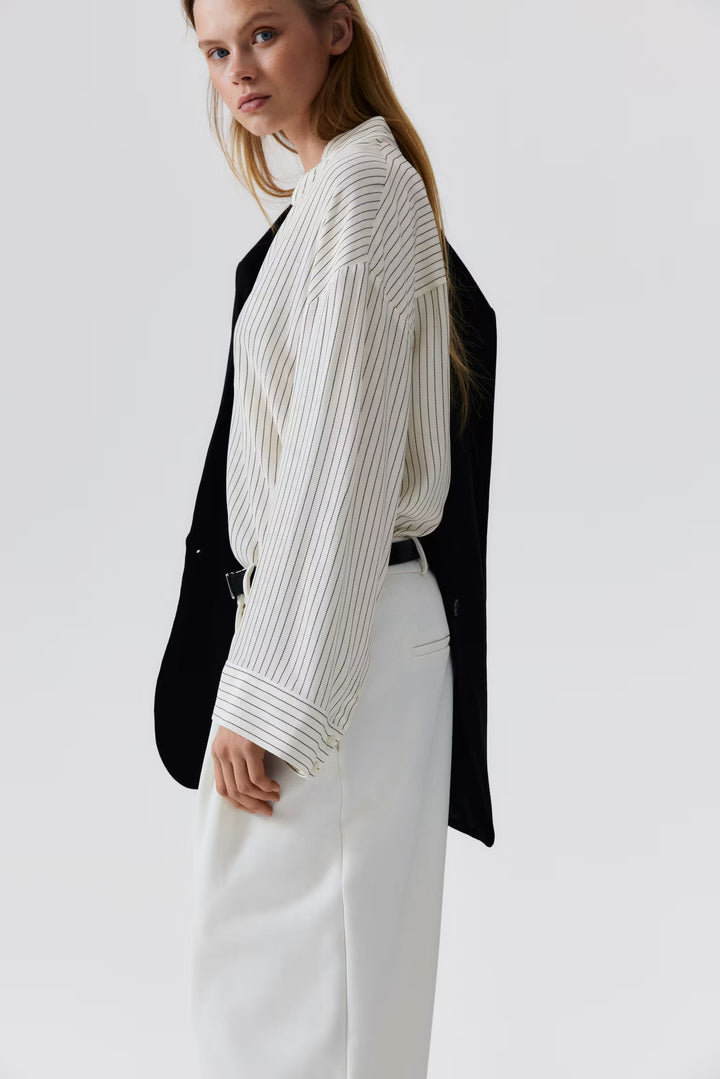 H&M Oversized Viscose Blouse