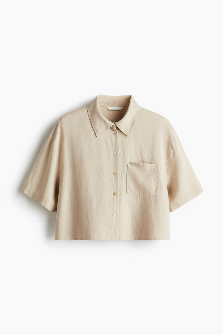 H&M Linen-Blend Shirt