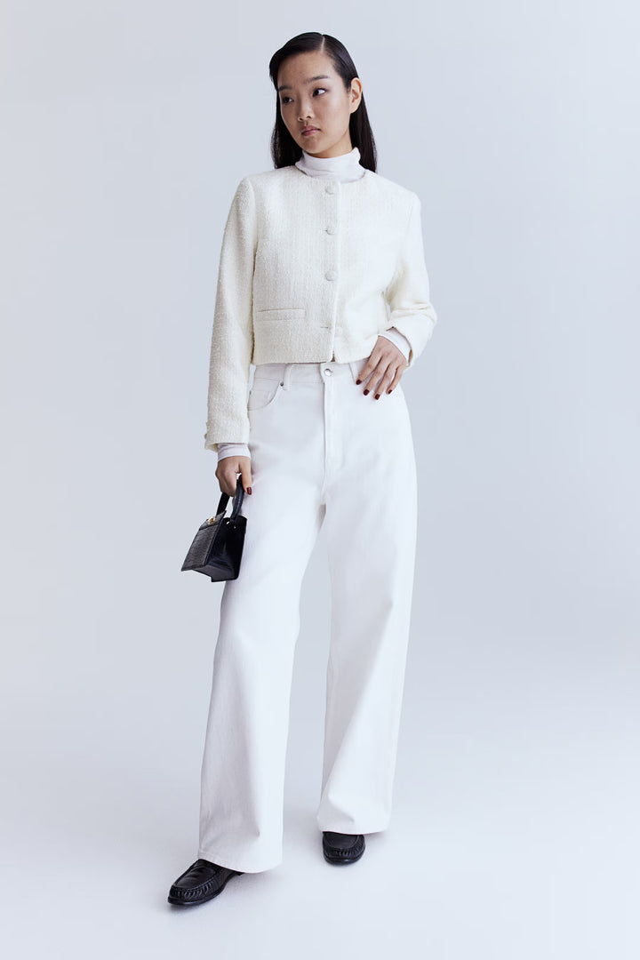 H&M Bouclé-Weave Jacket