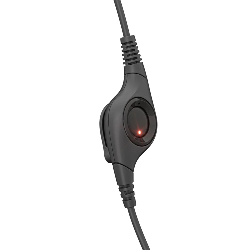 Logitech H390 Wired USB Headset, Stereo Headphones with Noise-Cancelling Microphone, USB, In-Line Controls, PC/Mac/Laptop, Black (981-000310)