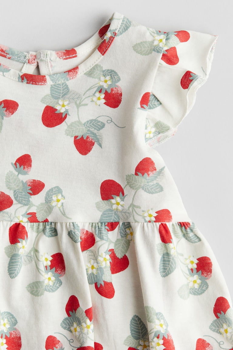H&M Printed Cotton Dress