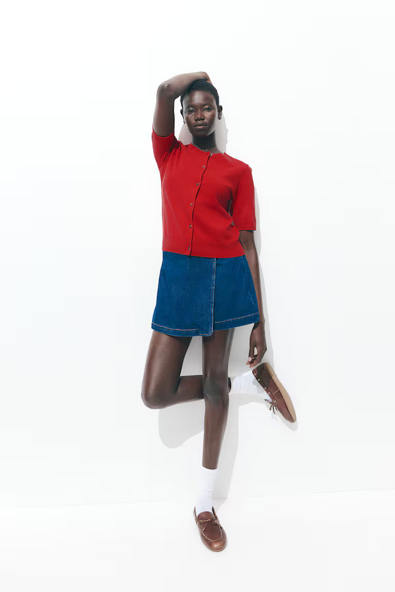 H&M Short-Sleeved Cardigan