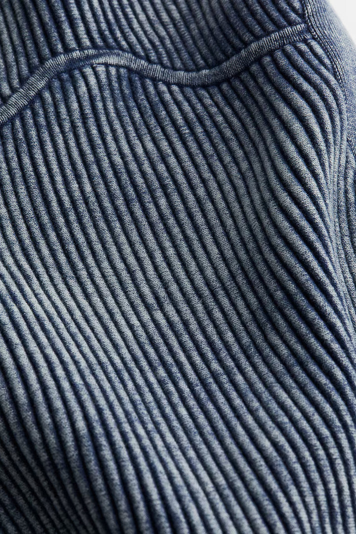 H&M Washed Rib-Knit Dress