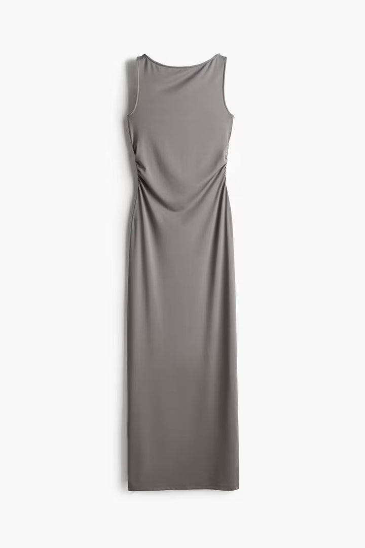 H&M Draped Bodycon Maxi Dress