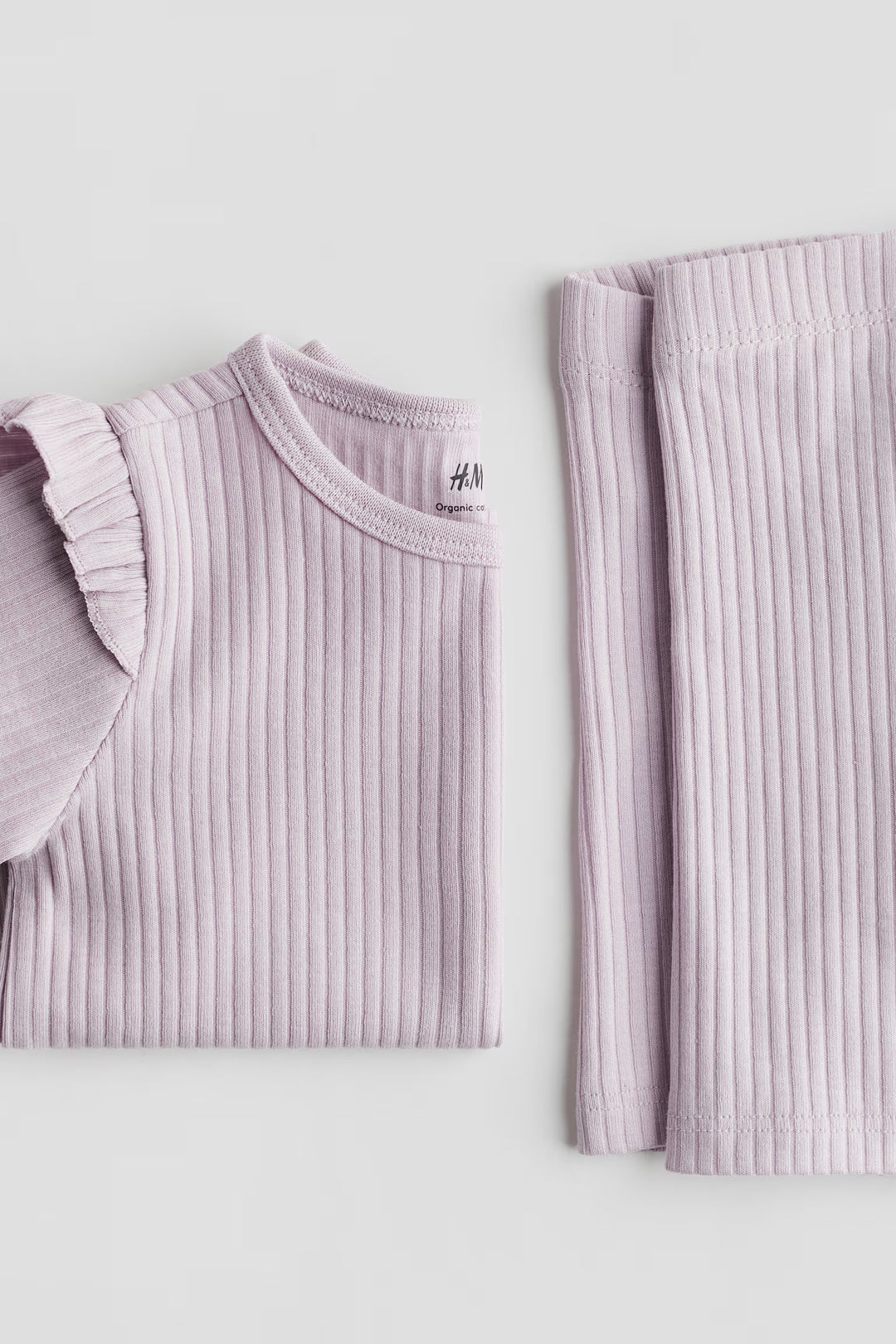 H&M 2-piece Ribbed Cotton Set