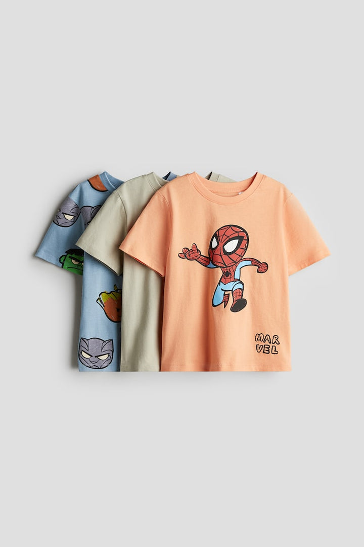 H&M 3-pack Printed T-shirts