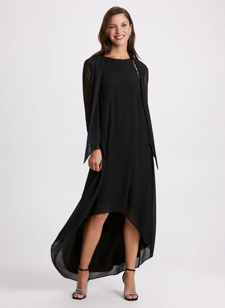 LAURA Tie Hem Mesh Cover-Up