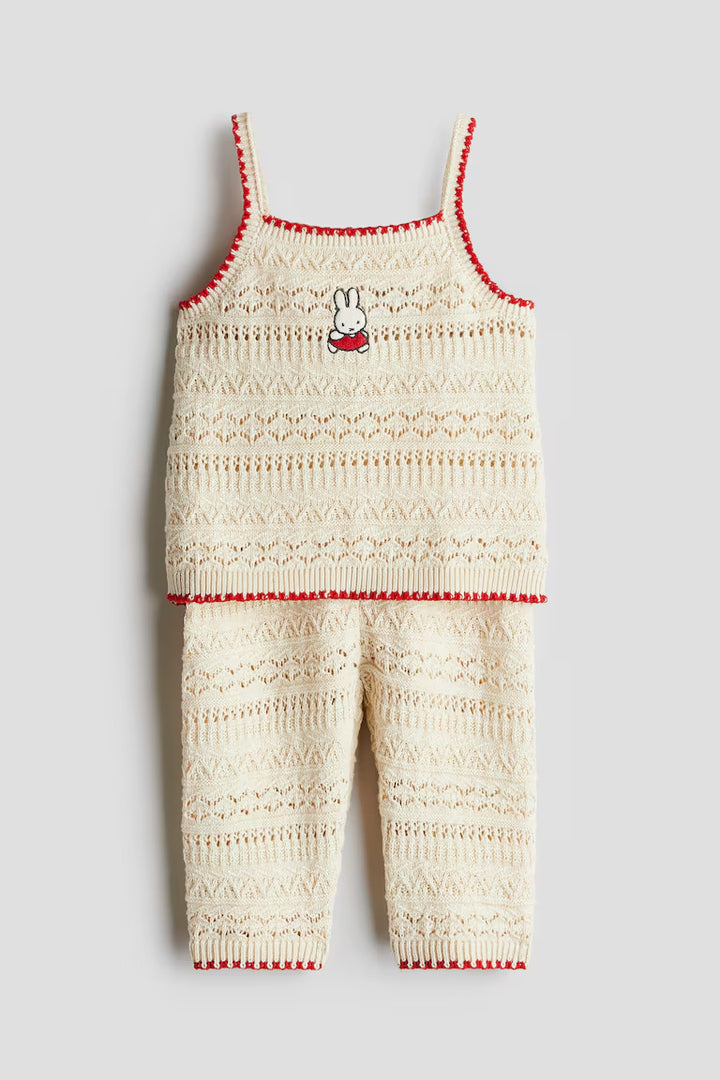 H&M 2-Piece Crochet-Look Set