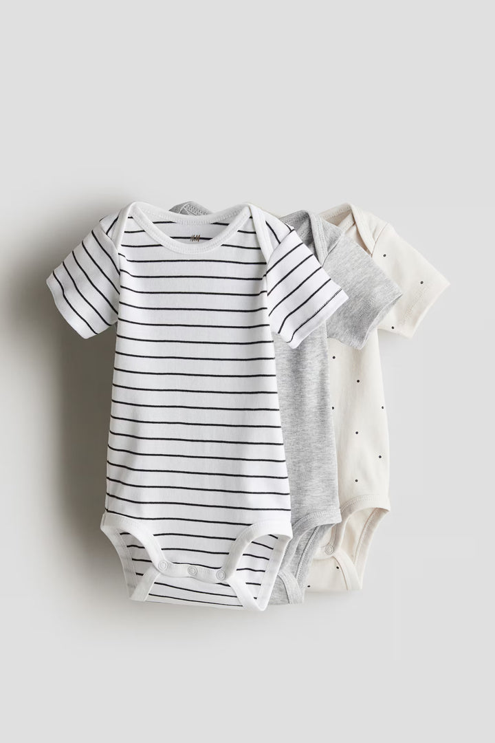 H&M 3-pack Cotton Bodysuits