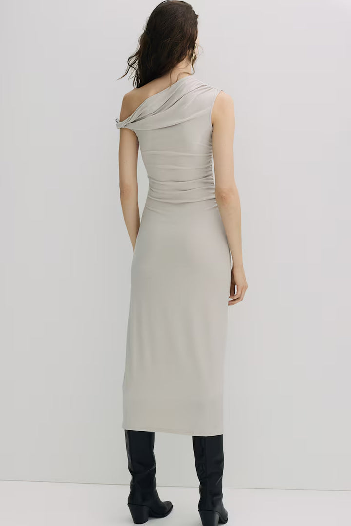 H&M Twist-Detail One-Shoulder Dress