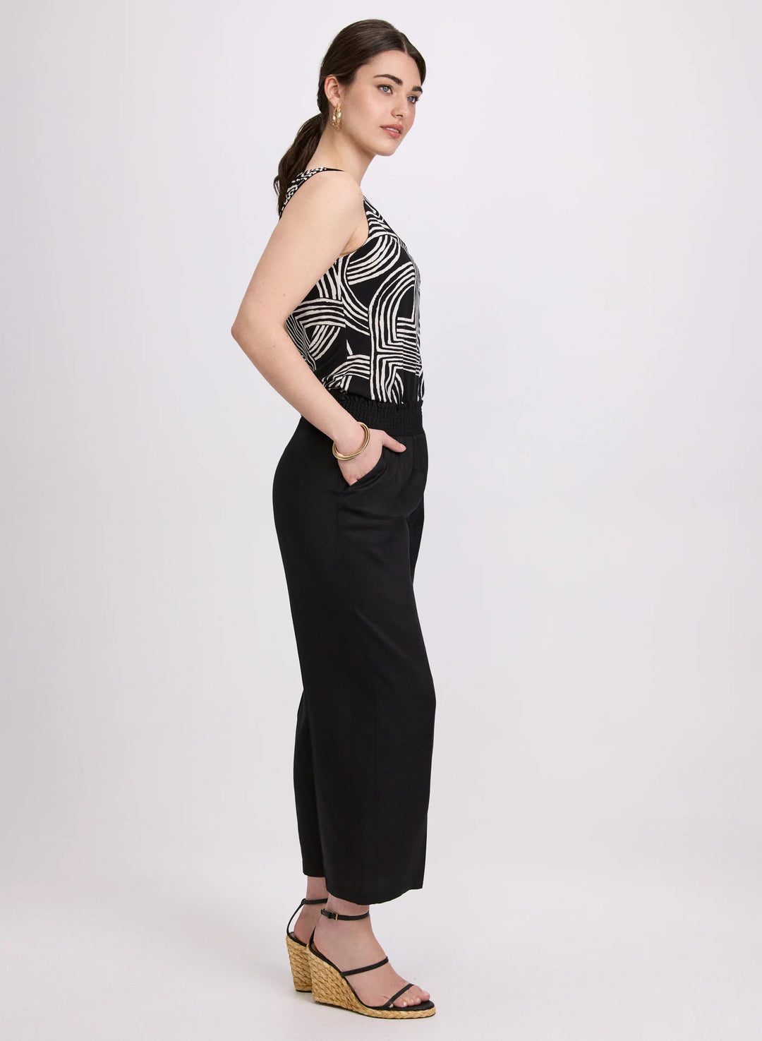 LAURA Smocked Waist Culottes