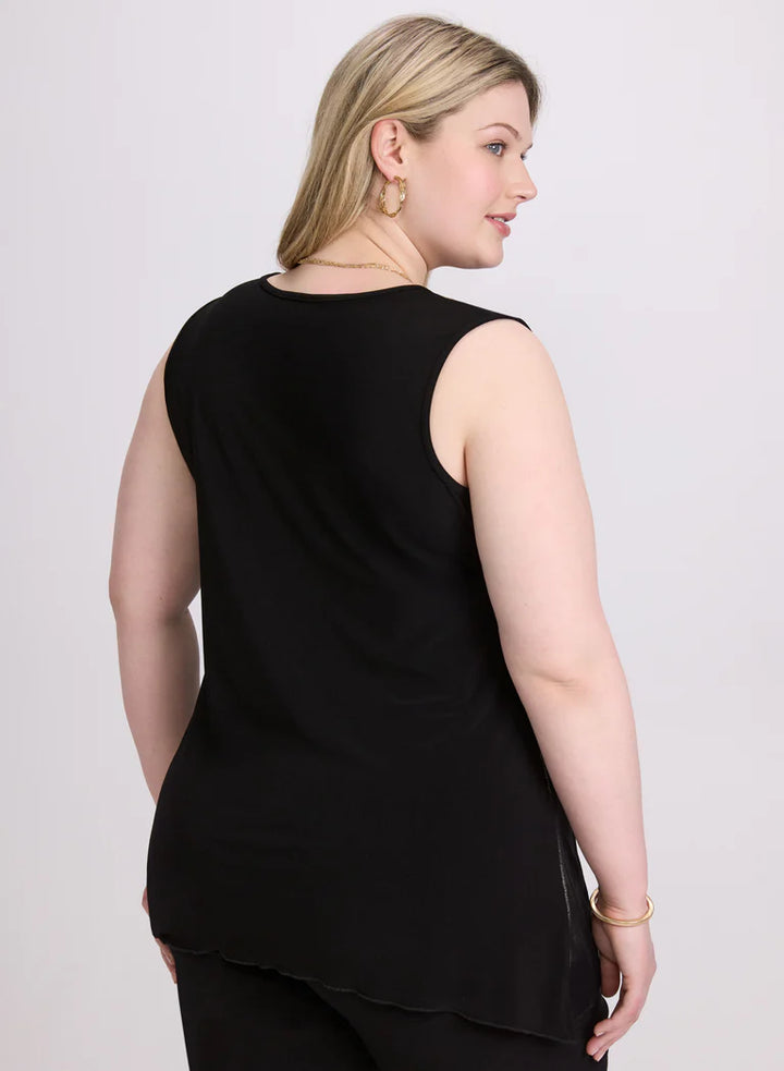 LAURA Joseph Ribkoff - Layered Metallic Tank Top