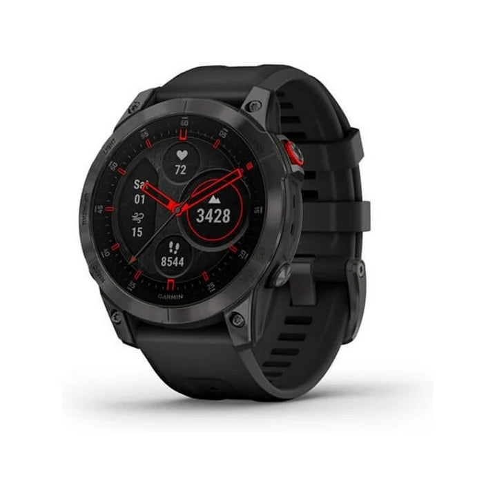 Garmin epix Gen 2, Premium active smartwatch, Health and wellness features, touchscreen AMOLED display, adventure watch with advanced features, black titanium