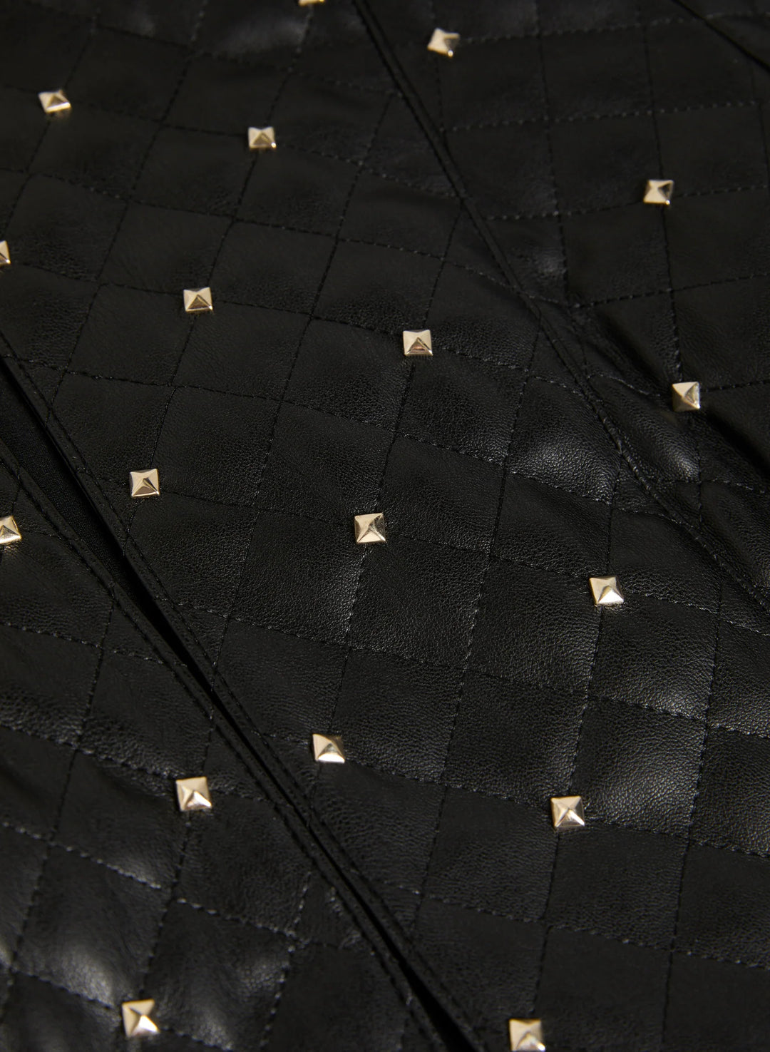 LAURA Studded Vegan Leather Jacket