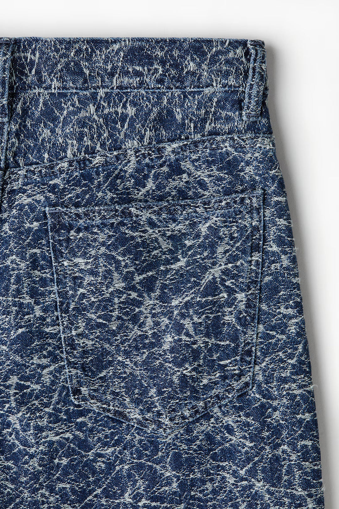 H&M Patterned Baggy Jeans