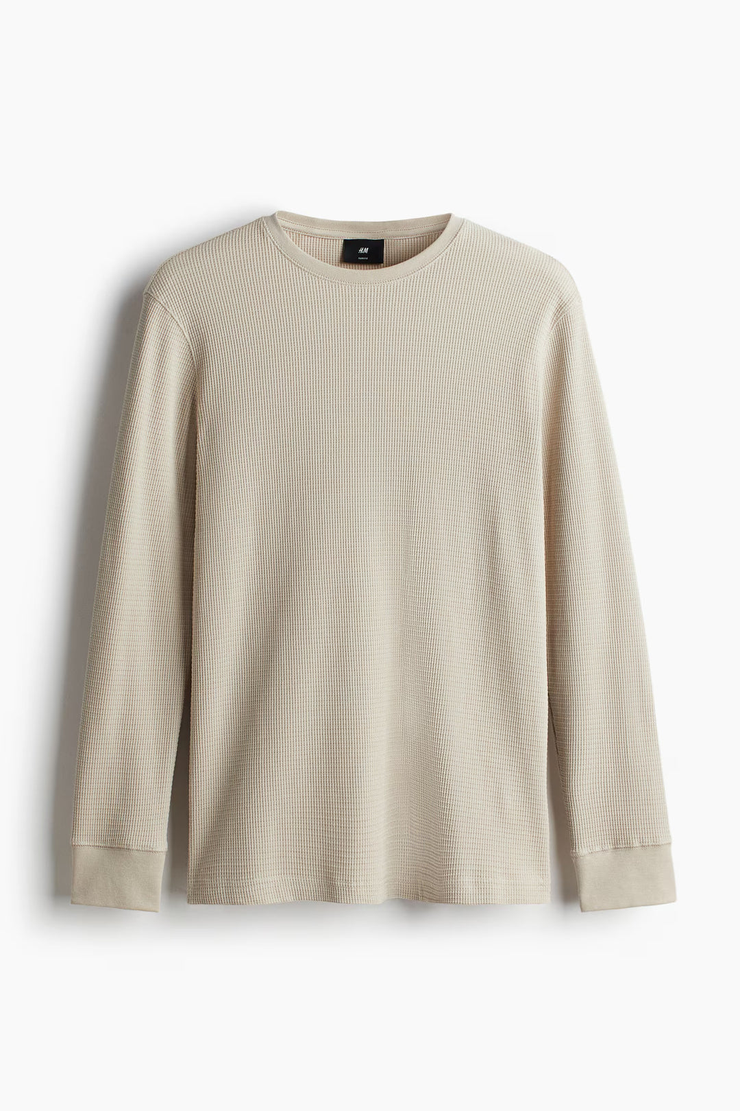 H&M Slim Fit Waffled Jersey Shirt