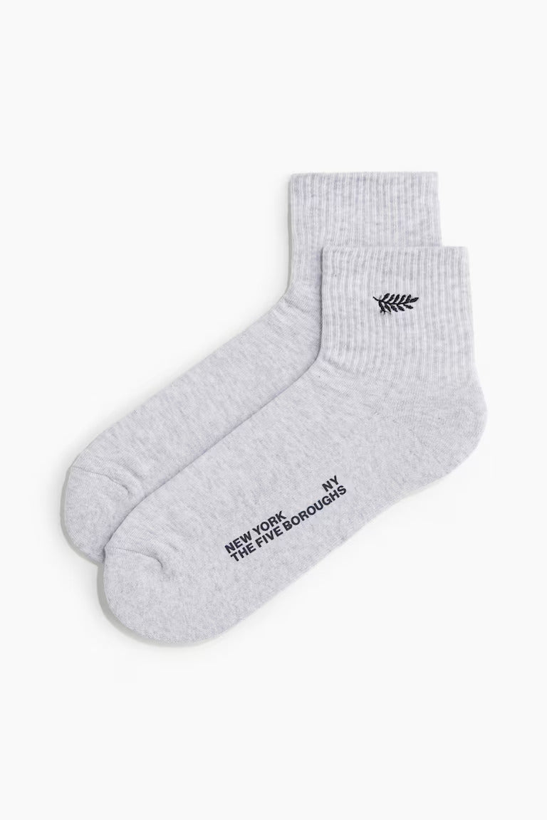 H&M 3-Pack Short Socks