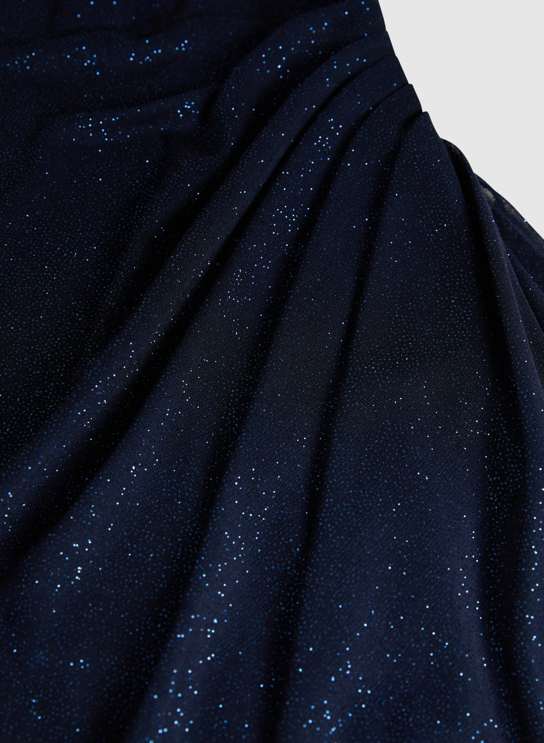 LAURA Draped Glitter Dress