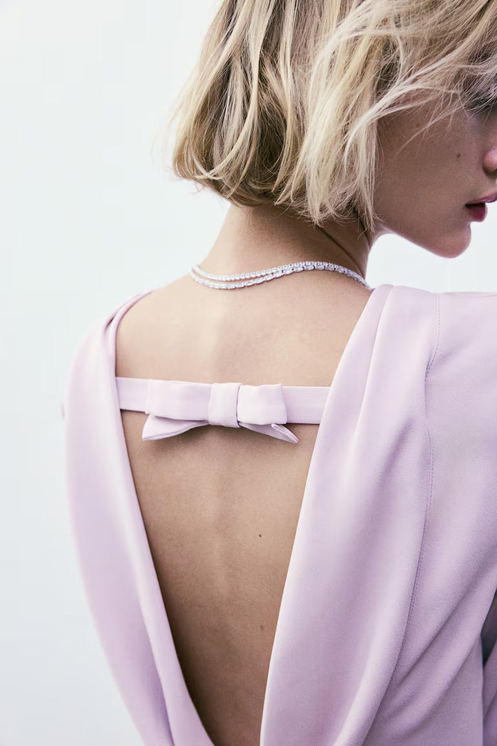 H&M  Cowl-Back Dress