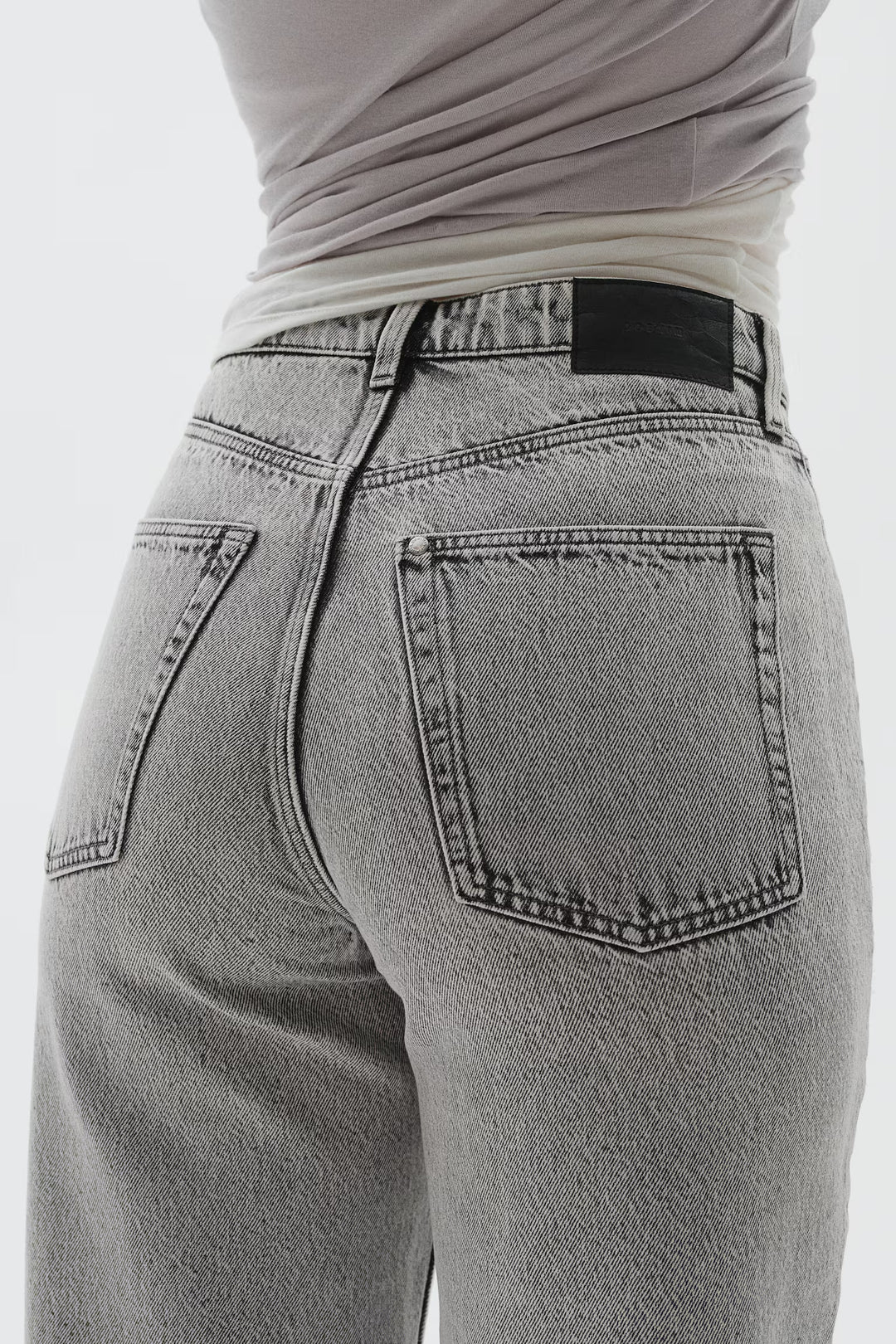 H&M Curvy Fit Wide Ultra High Jeans