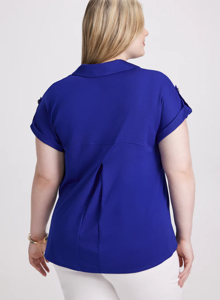 LAURA Polo Collar T-Shirt