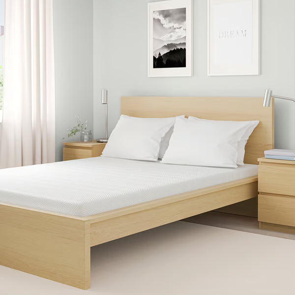 IKEA ÅBROTTEN Foam mattress, firm/white, Twin