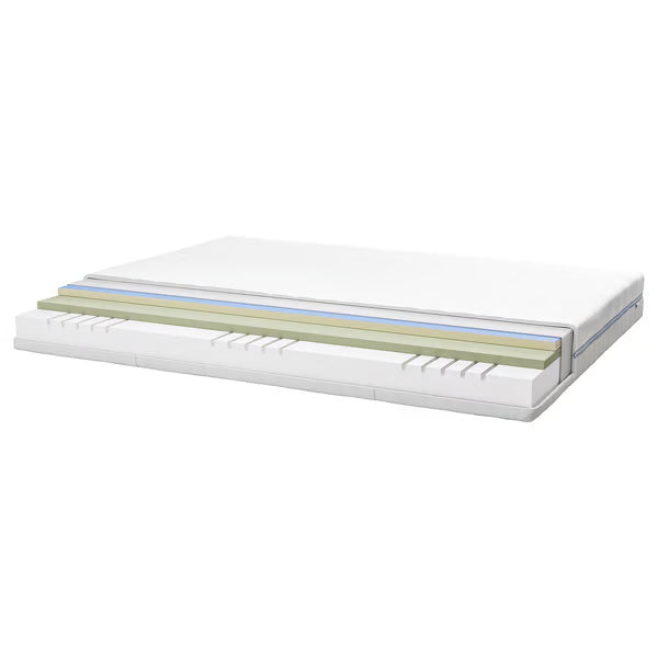 IKEA ÅBROTTEN Foam mattress, firm/white, Twin