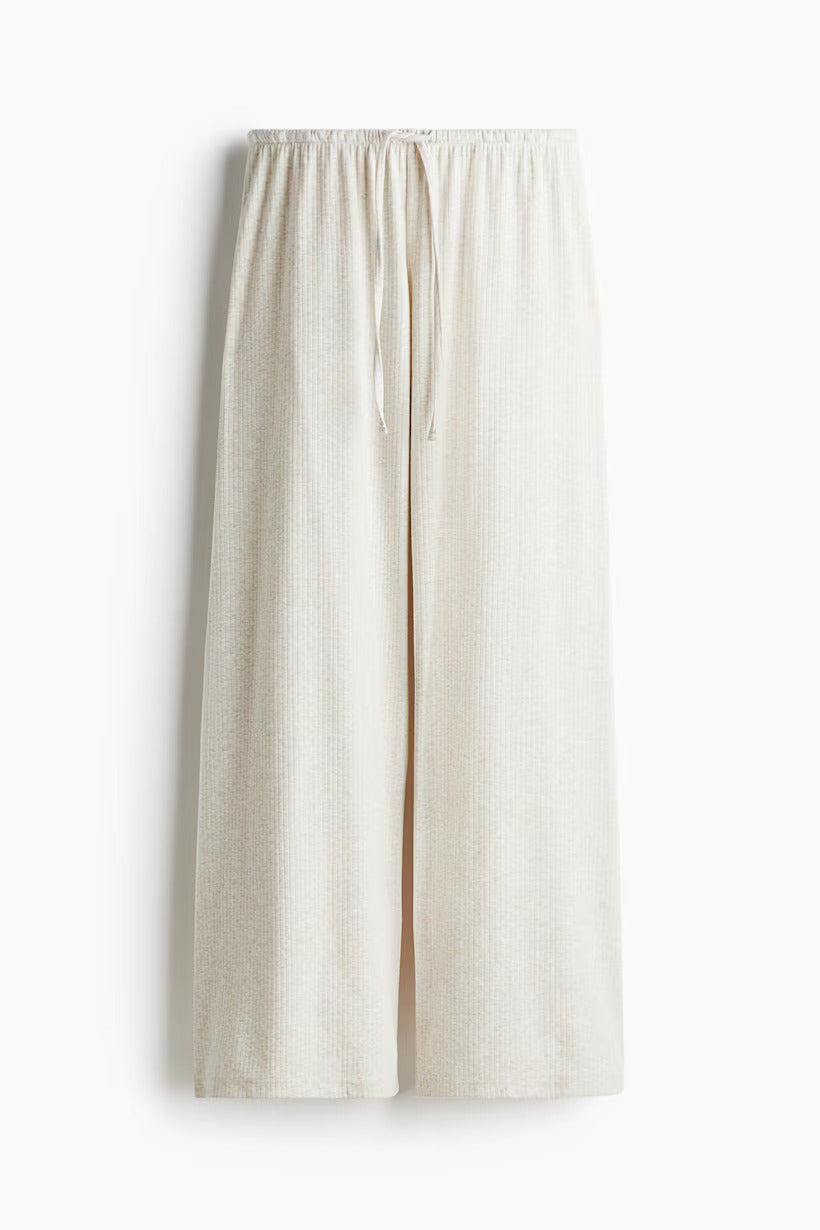 H&M Wide-leg Jersey Pants