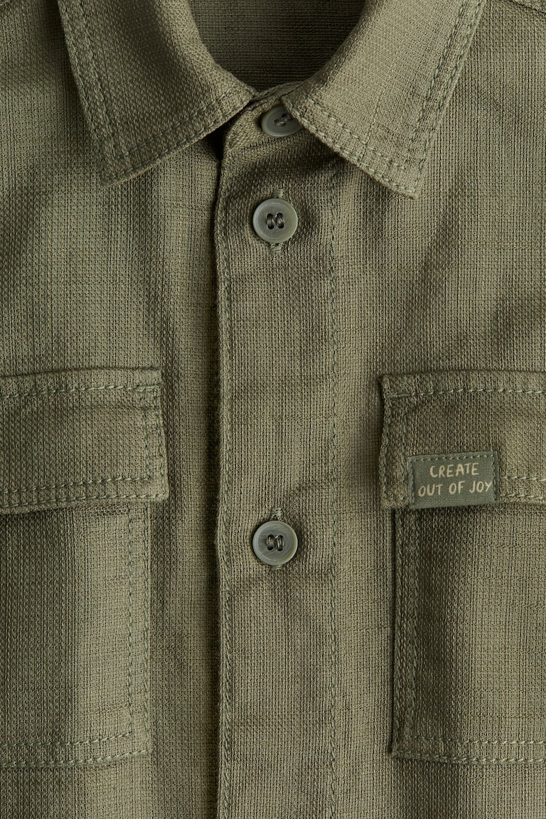 H&M Loose-Fit Cotton Shirt