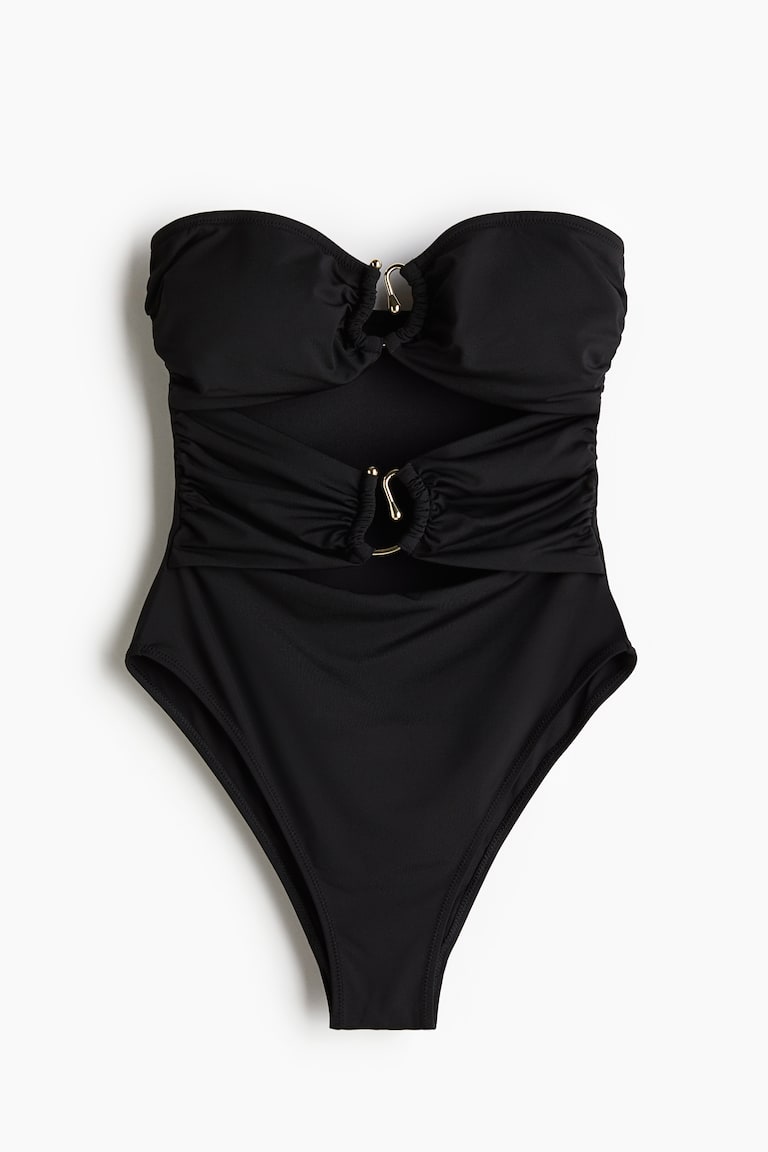 H&M Padded-Cup Bandeau Swimsuit