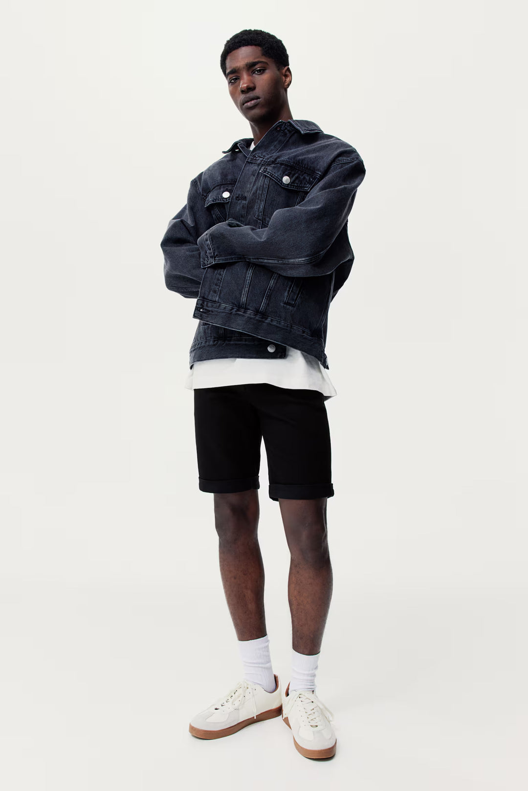 H&M Slim Denim Shorts