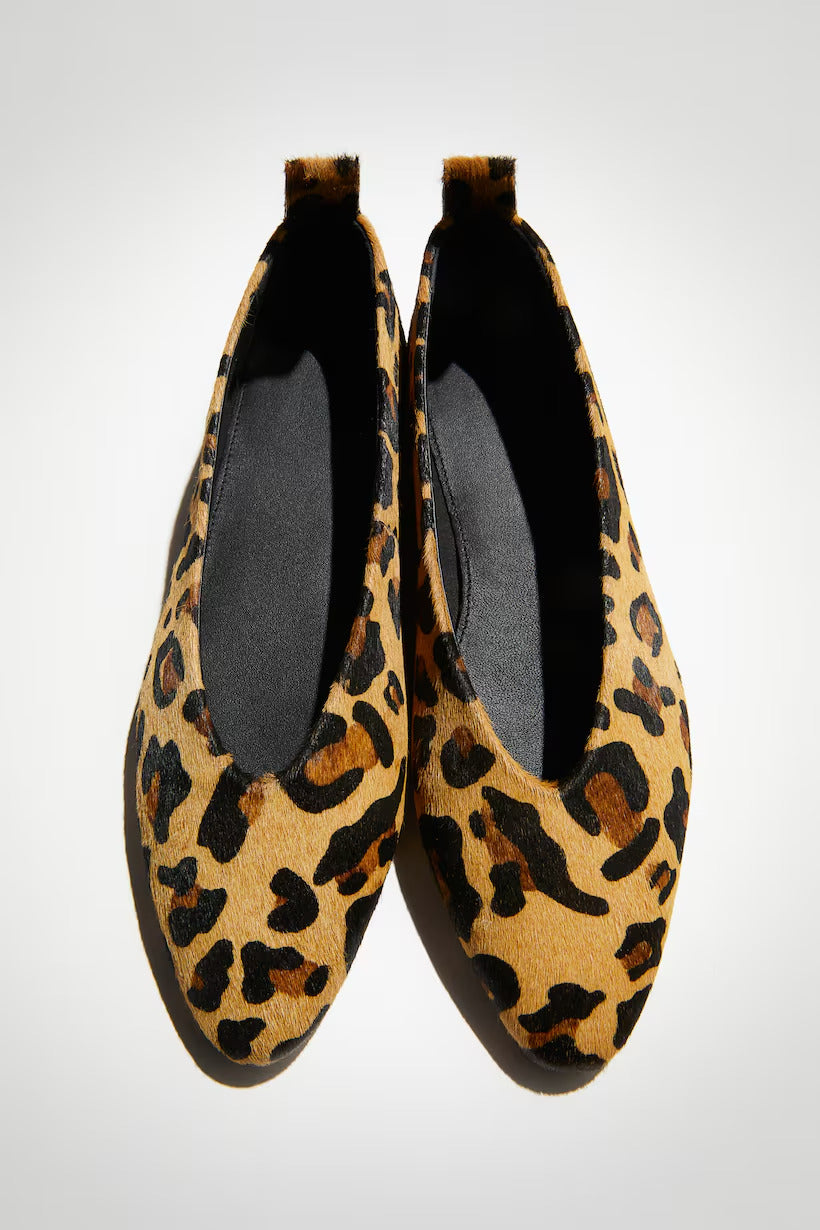 H&M Leather Ballet Flats