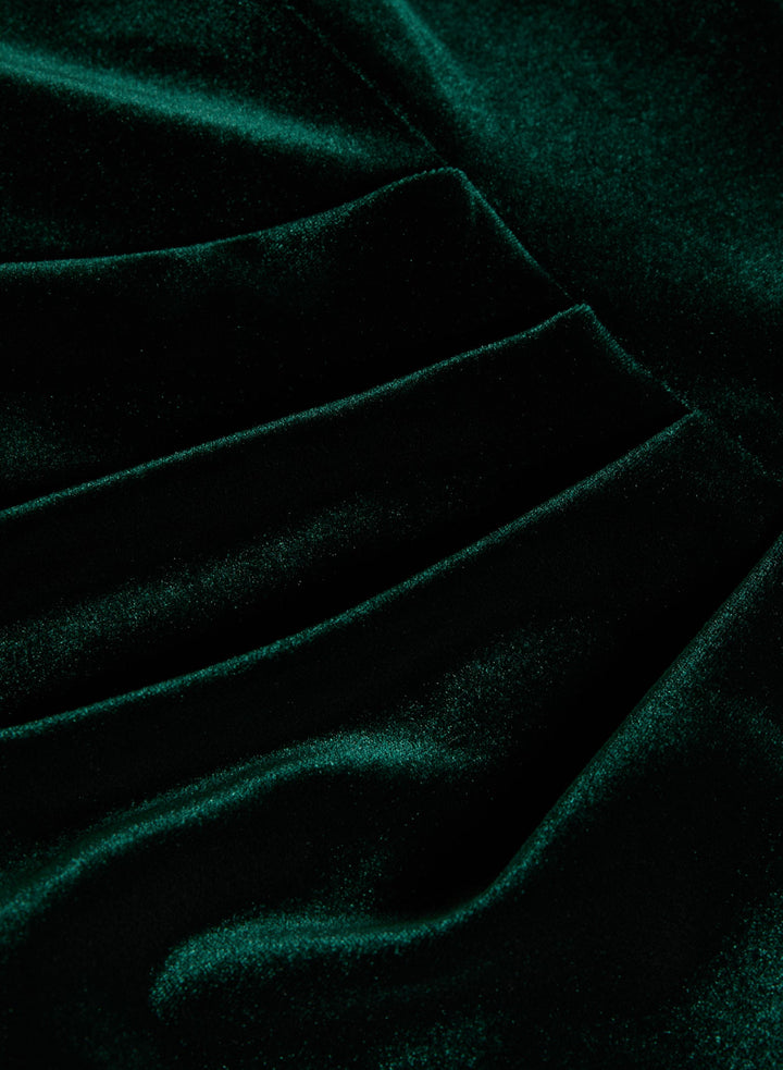 LAURA Off-The-Shoulder Velvet Dress