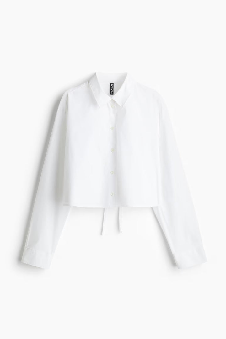 H&M Tie-Detail Crop Top