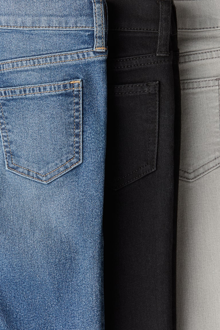 H&M 3-pack Comfort Stretch Slim Fit Jeans