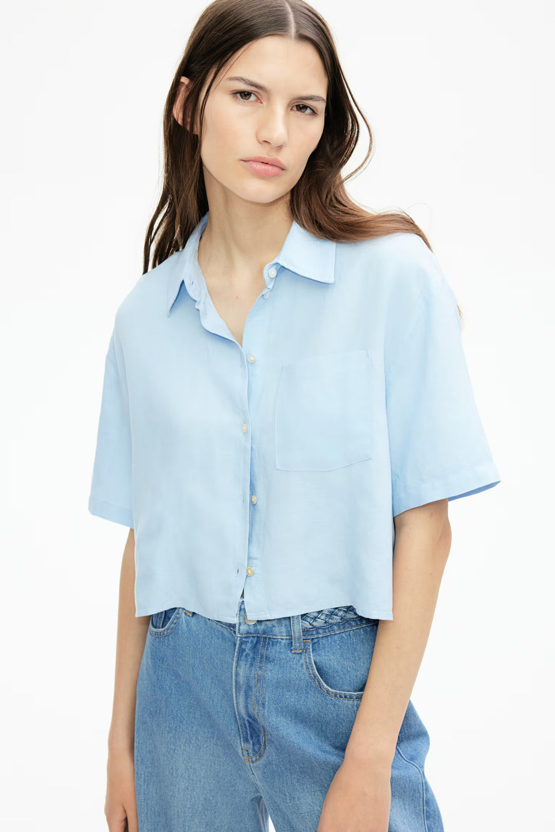 H&M Linen-Blend Shirt