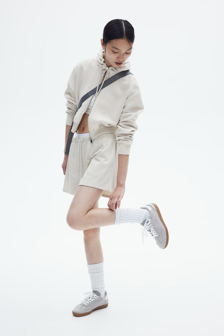 H&M Short Hooded Sweatshirt Jacket