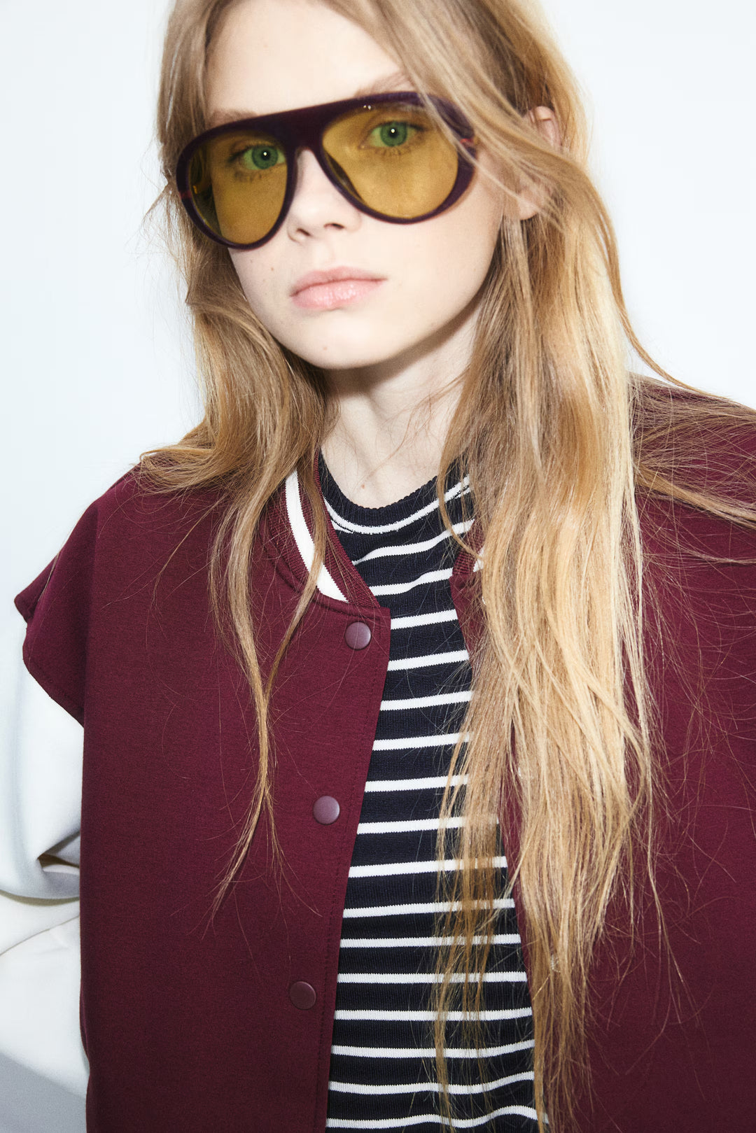 H&M Motif-Detail Baseball Jacket