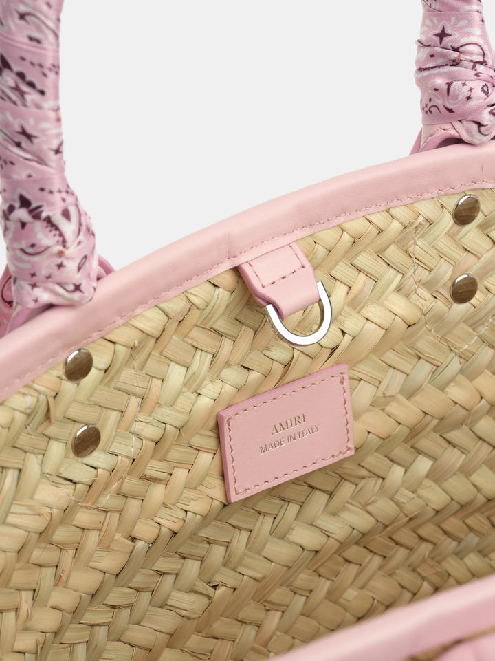 AMIRI  WOMEN'S MA RAFFIA MICRO TOTE