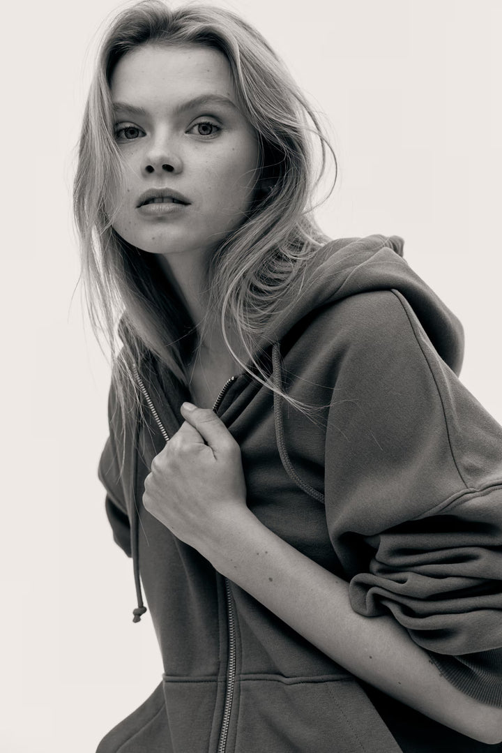 H&M Oversized Hooded Jacket