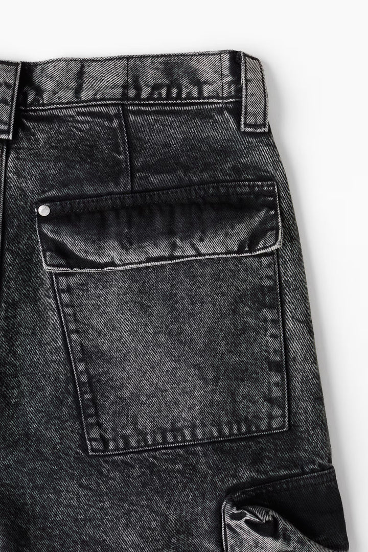 H&M Bootcut Loose Cargo Jeans