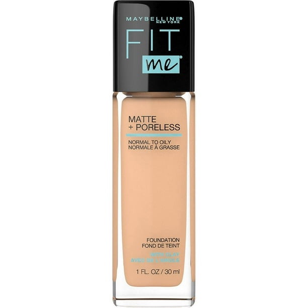 Maybelline New York Fit Me®, Matte + Poreless Liquid Foundation, Fit Me Matte + Poreless Foundation